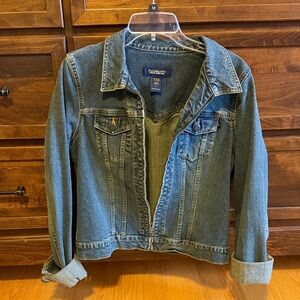 Vintage Abercrombie and Fitch Blue Denim Jacket size L